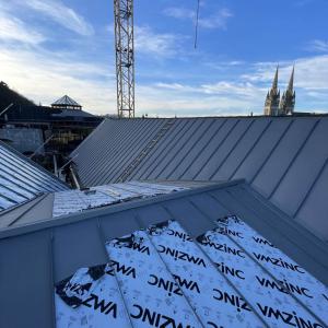 Réalisation d'un chantier sur Quimper en centre-ville